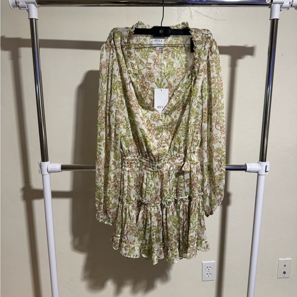 Misa long sleeve mini dress